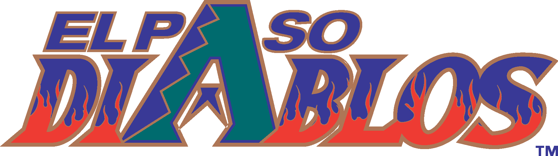 El Paso Diablos Old Logo Vector Logo
